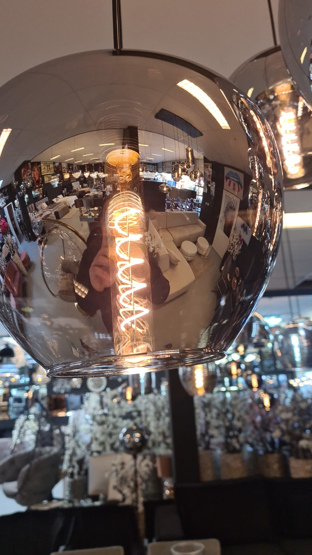 Hanglamp Smoke Glass -10 Bols