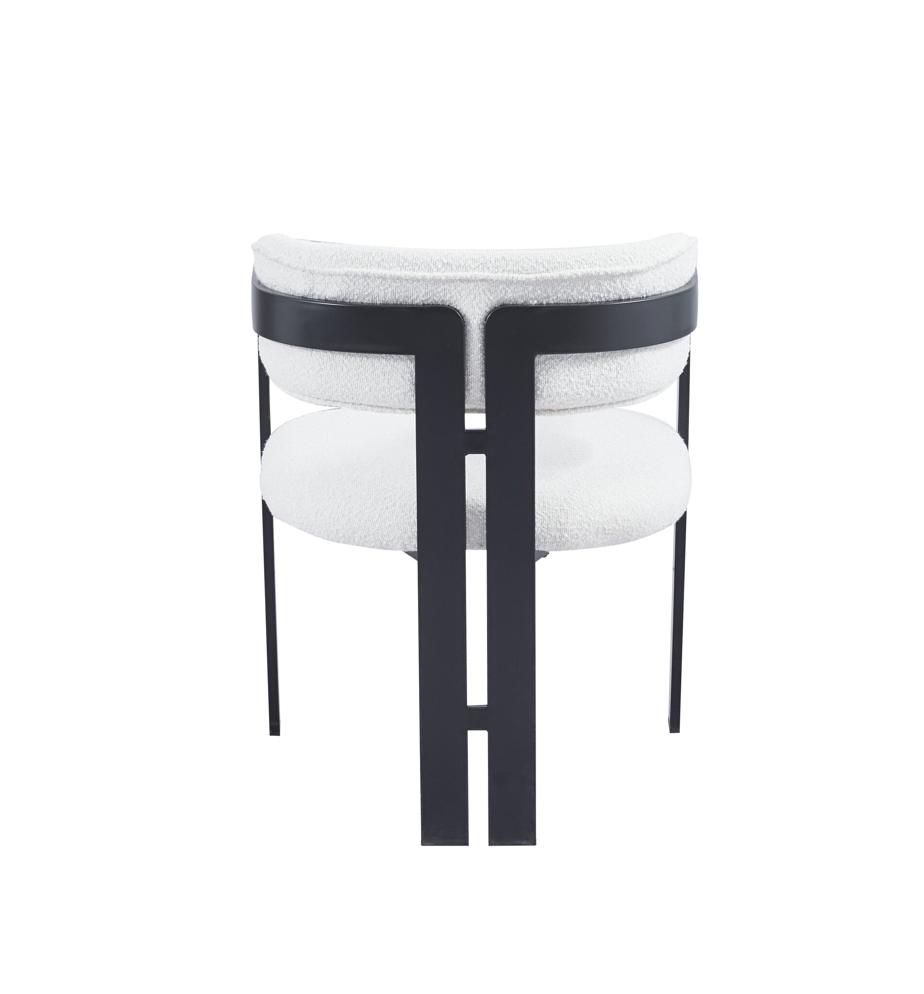 Eetkamerstoel Tribanto Bouclé Teddy stof - White