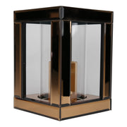 Tealight Holder Glass - Bronze/Gold