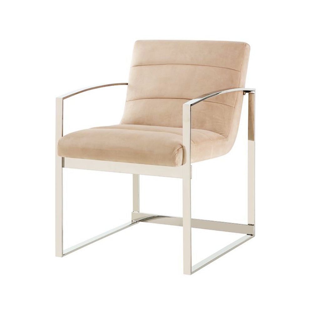 Dining room chair - Fabric - Cream