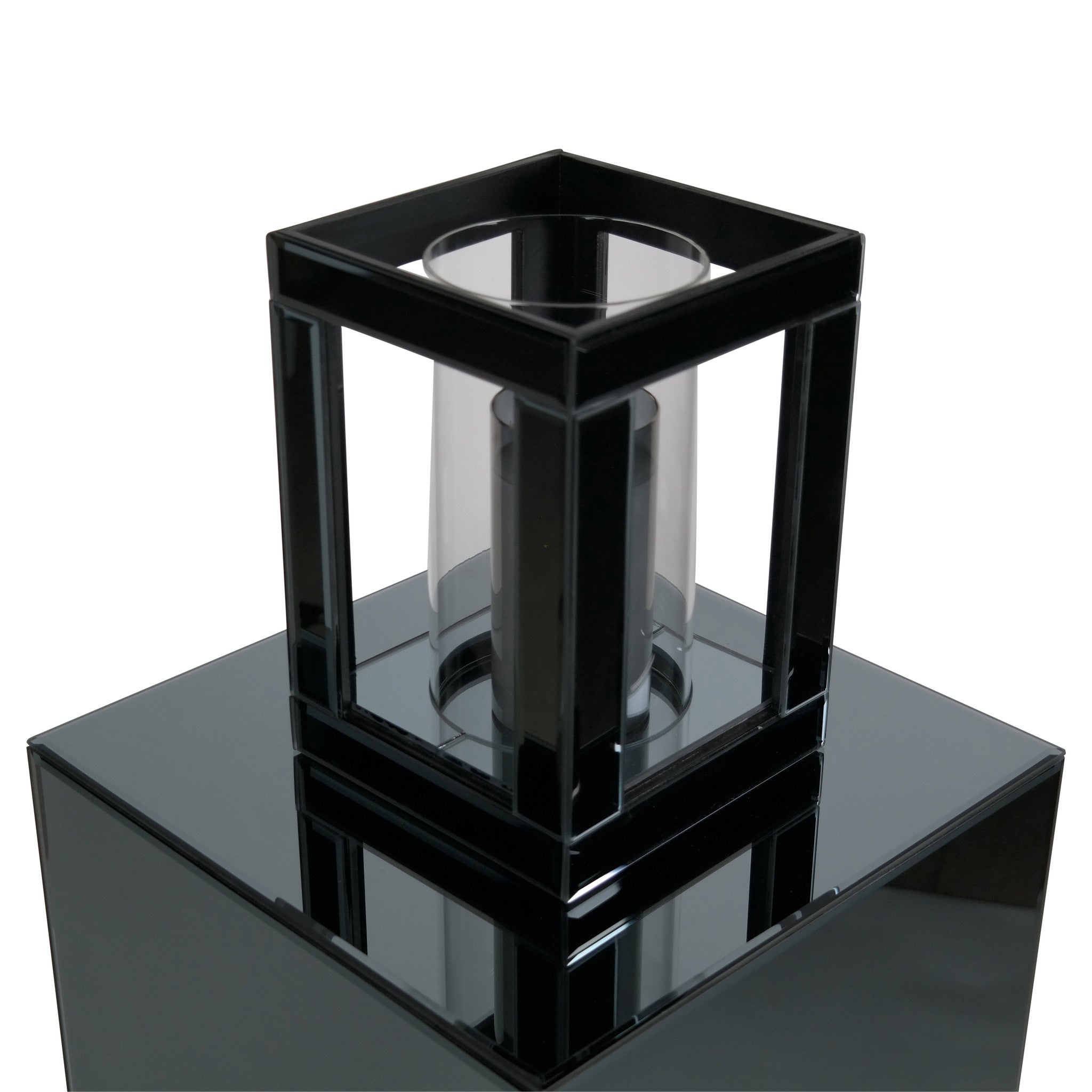 Tealight Holder Glass Eric Kuster Style 4 Colors - Anthracite
