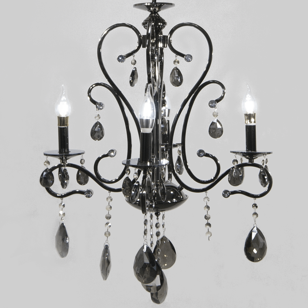 Chandelier - Norfolk (Anthracite) (4 arms)