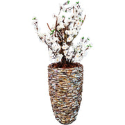 Shell vase - Sabrina - Cherry Blossom White