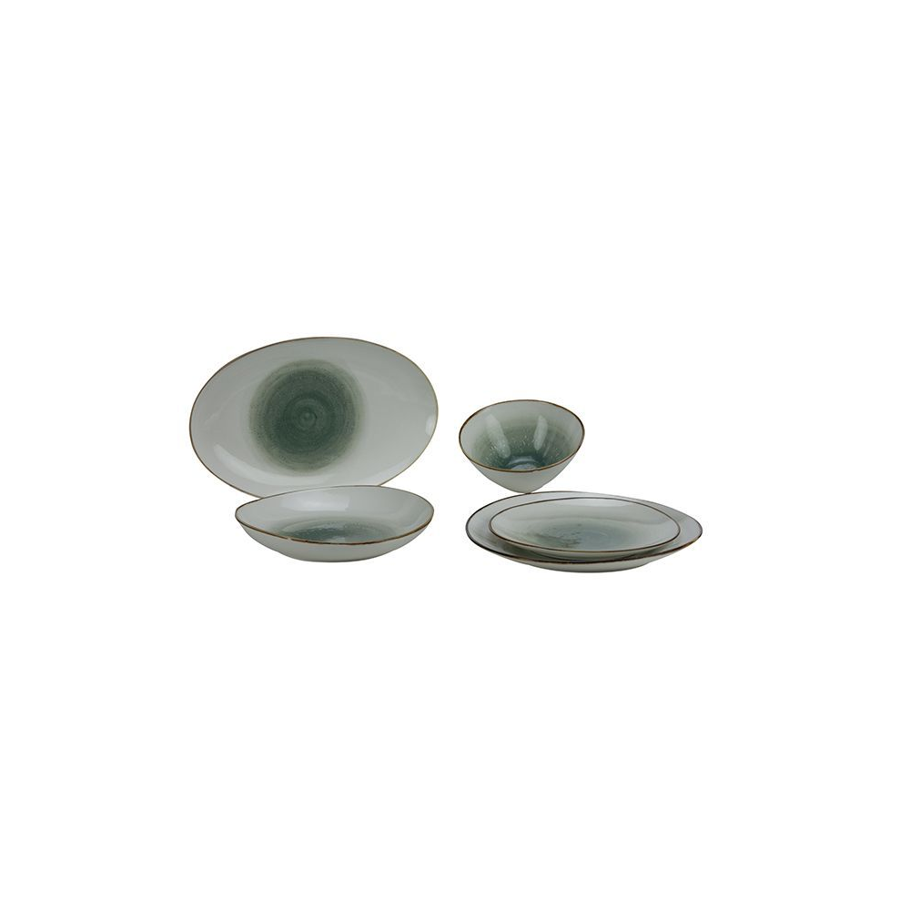 Bricard Dinner Set - Amiens - Blue 25-piece