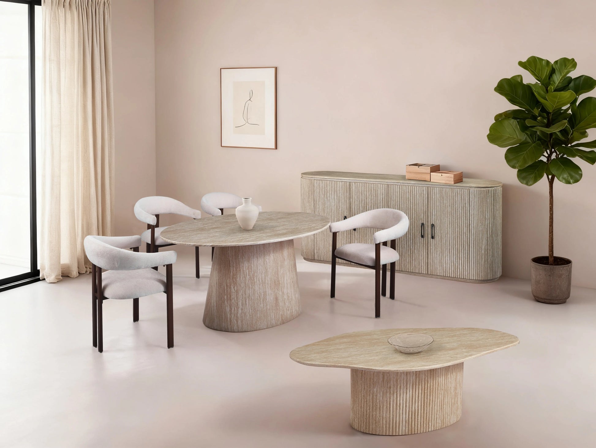 Eettafel Japandi L&M