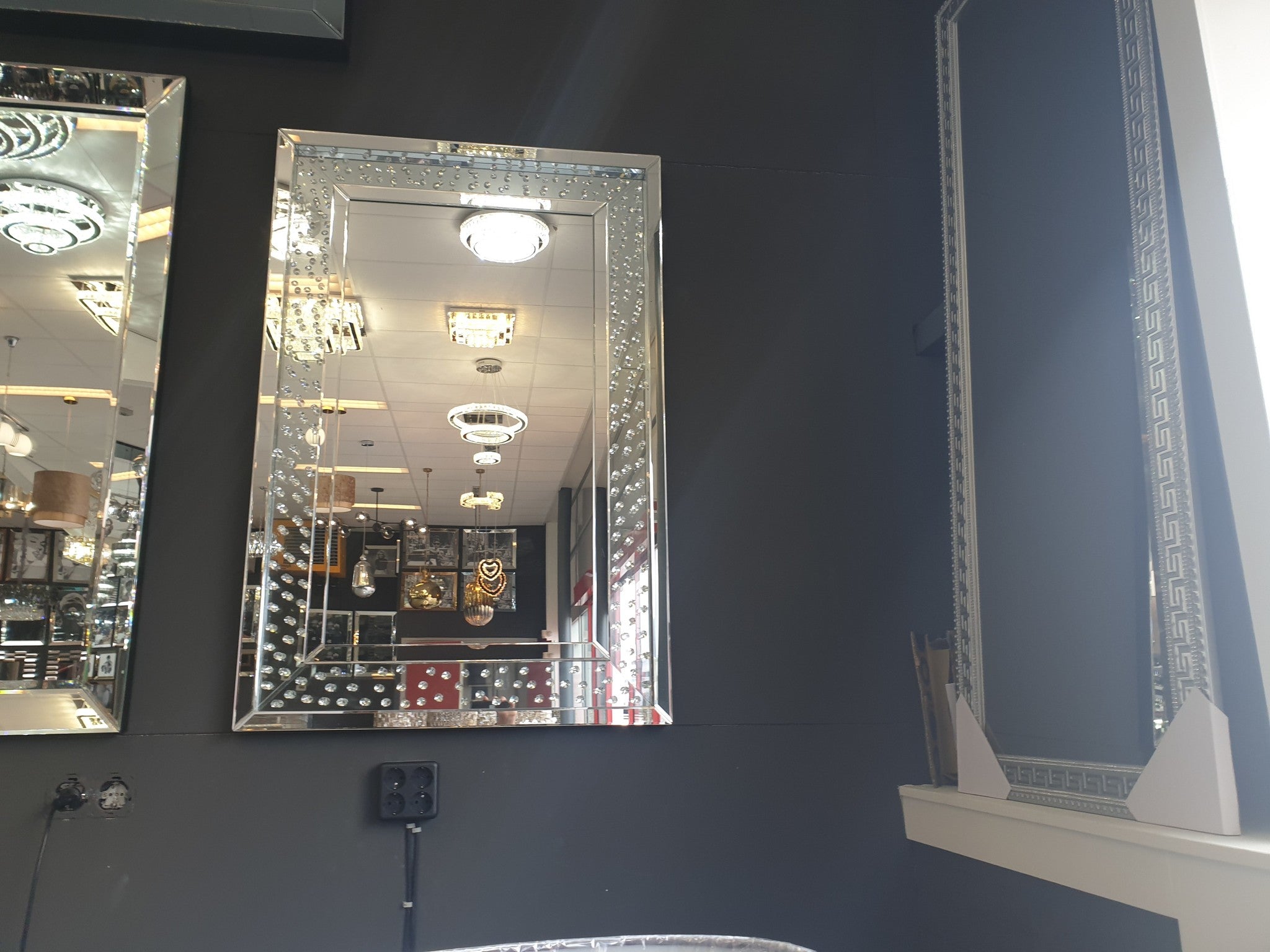 Mirror - Waterdrops (120x80 cm)