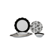 Bricard Dinner Set- Bron - Zwart 25-delig
