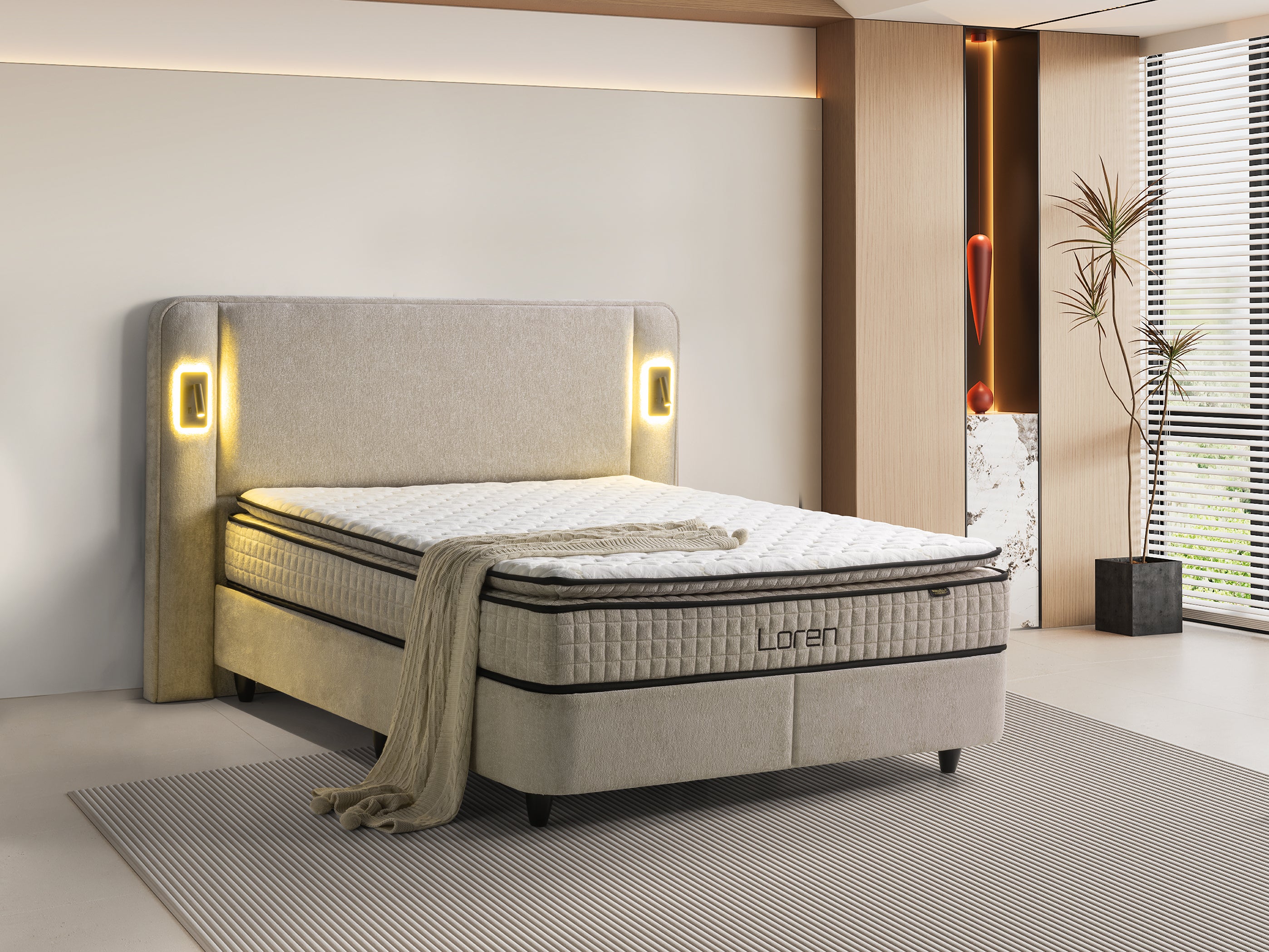 Boxspring Loren Lampen & Meer