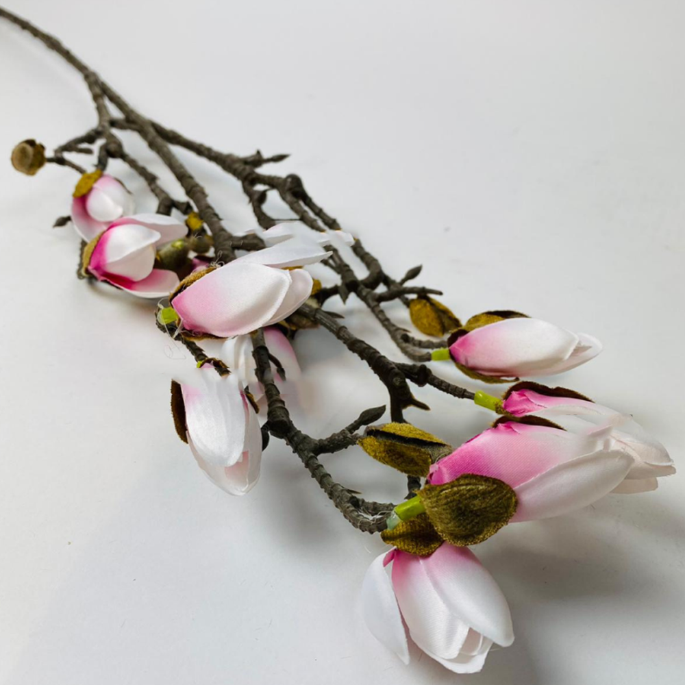 Magnolia Kunsttak - Wit/Roze