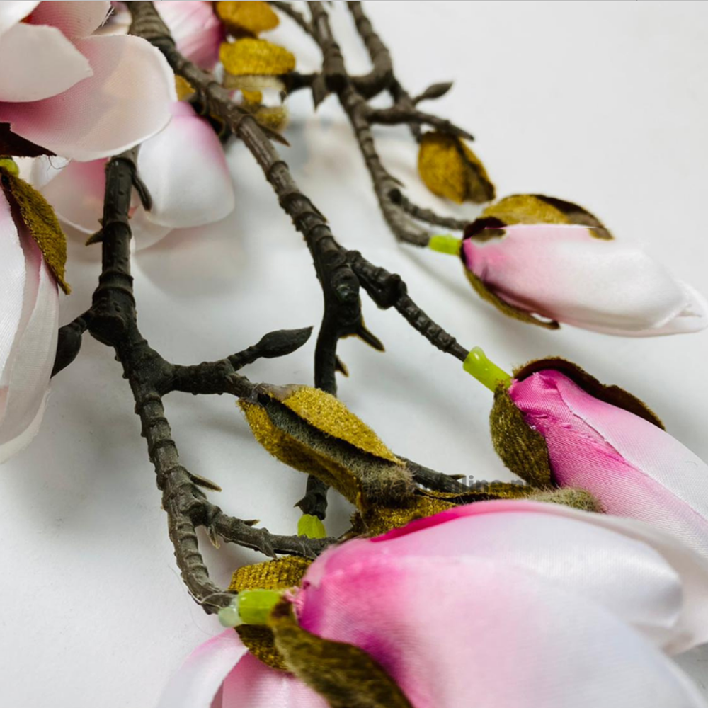 Magnolia Kunsttak - Wit/Roze