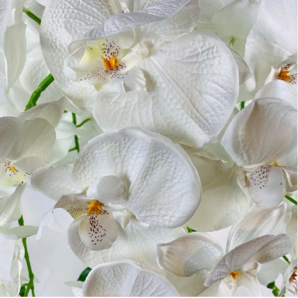 Kunstplant Orchidee Wit (XL)- in pot - Wit