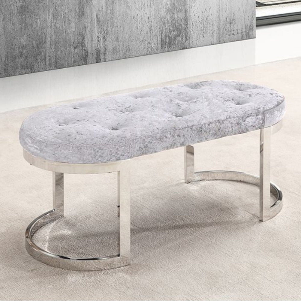 Catania Bench - Fabric - Grey