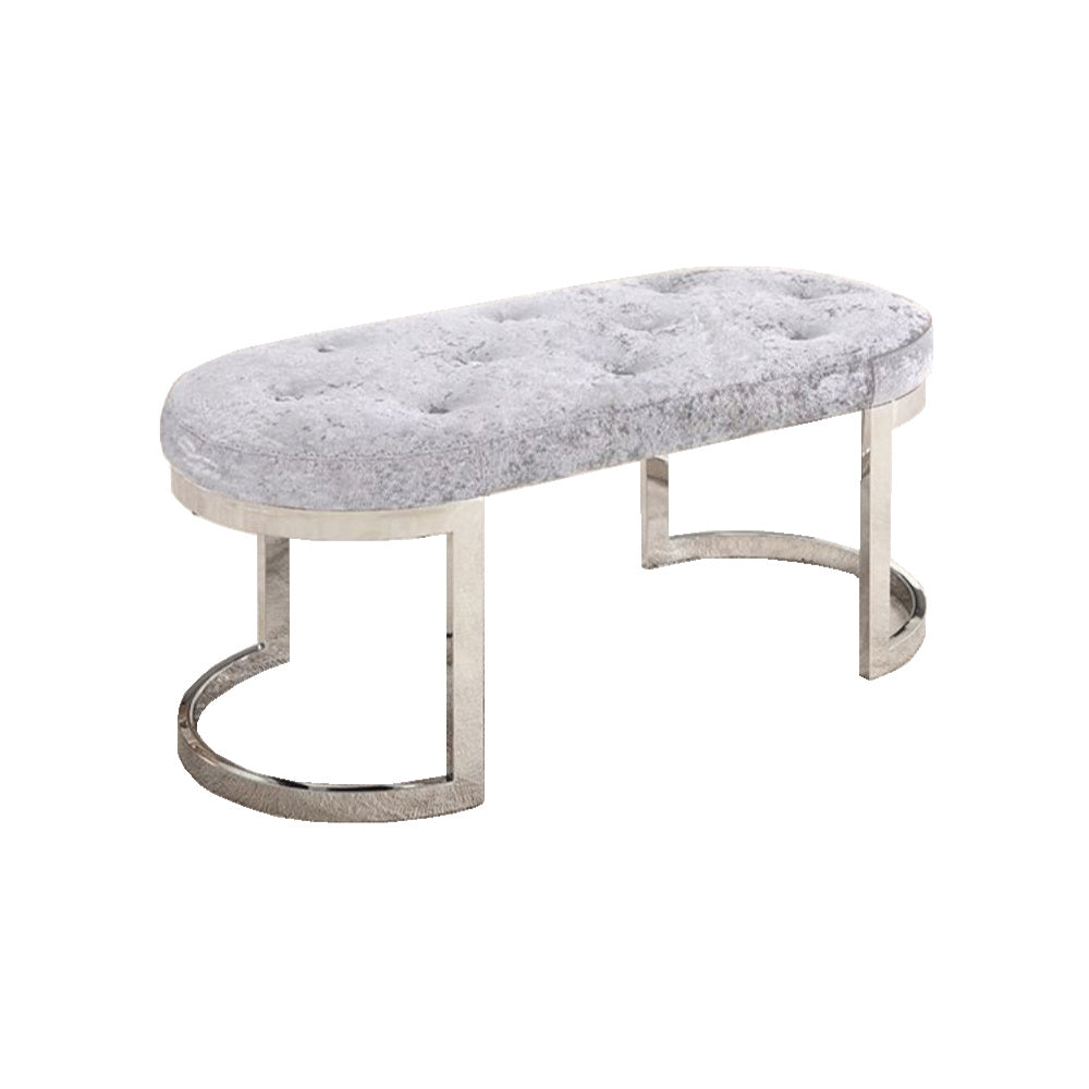 Catania Bench - Fabric - Grey