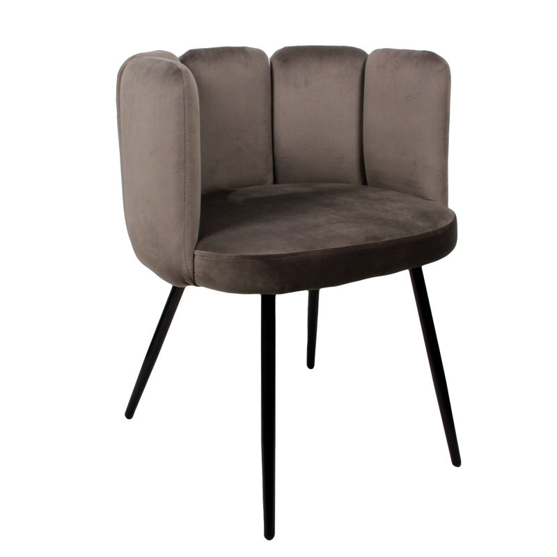 Eetkamerstoel-High Five chair Dark Grey
