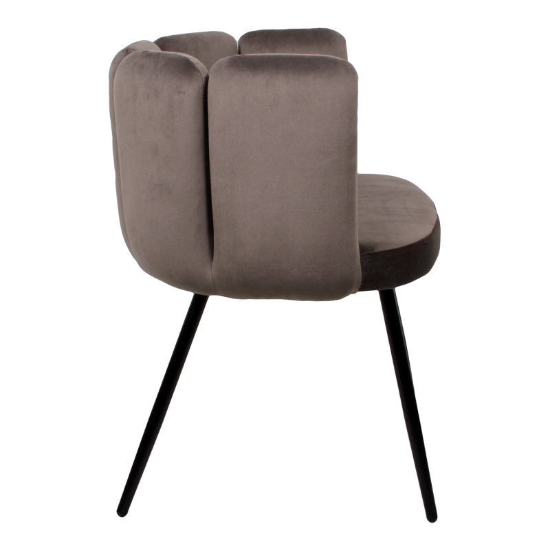 Eetkamerstoel-High Five chair Dark Grey