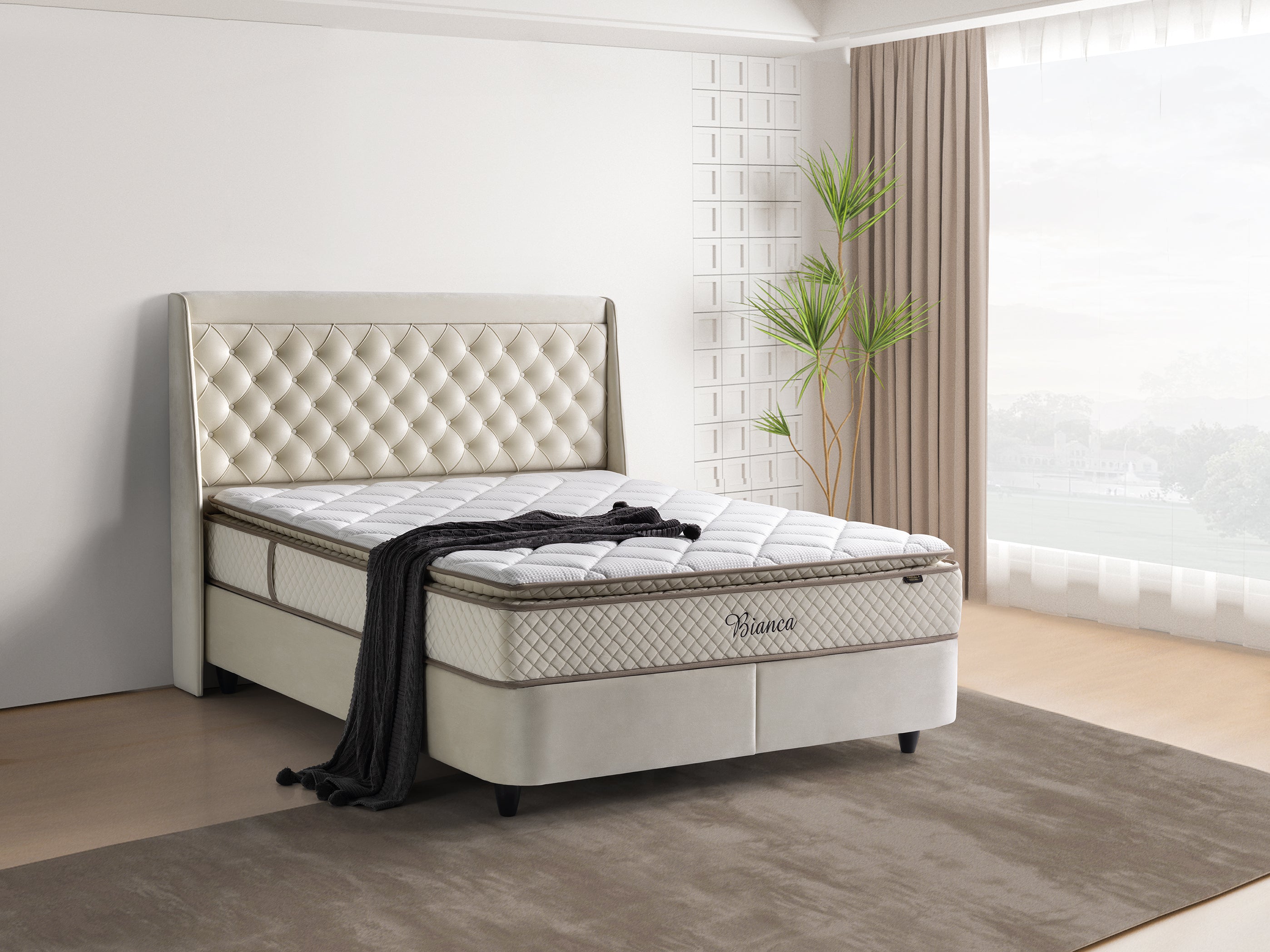 Boxspring Bianca Lampen & Meer