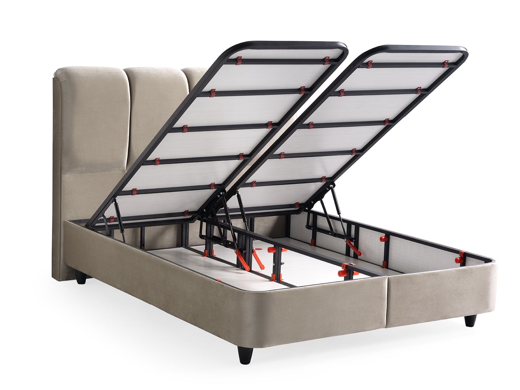Boxspring Lotus Lampen & Meer