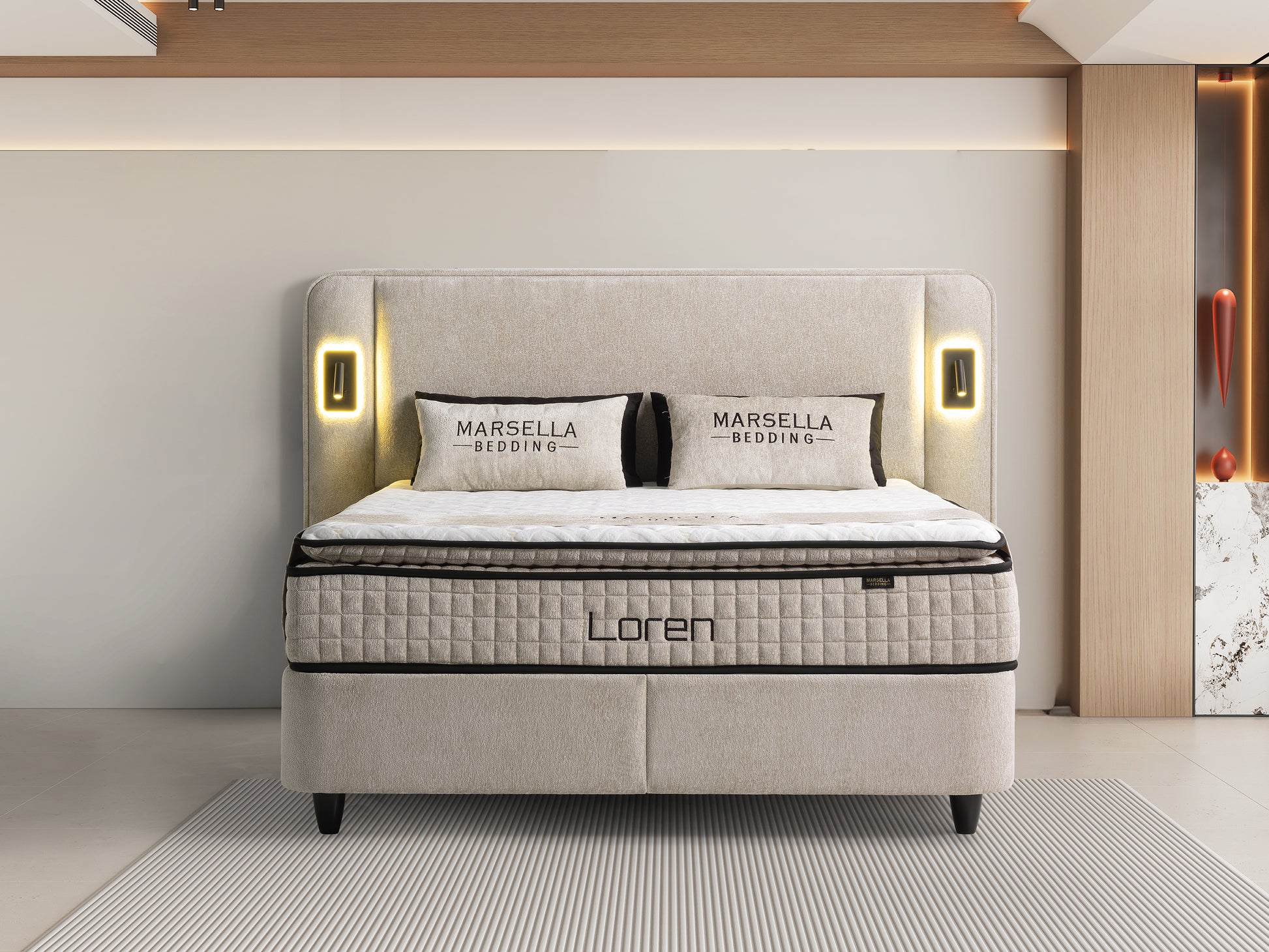Boxspring Loren Lampen & Meer