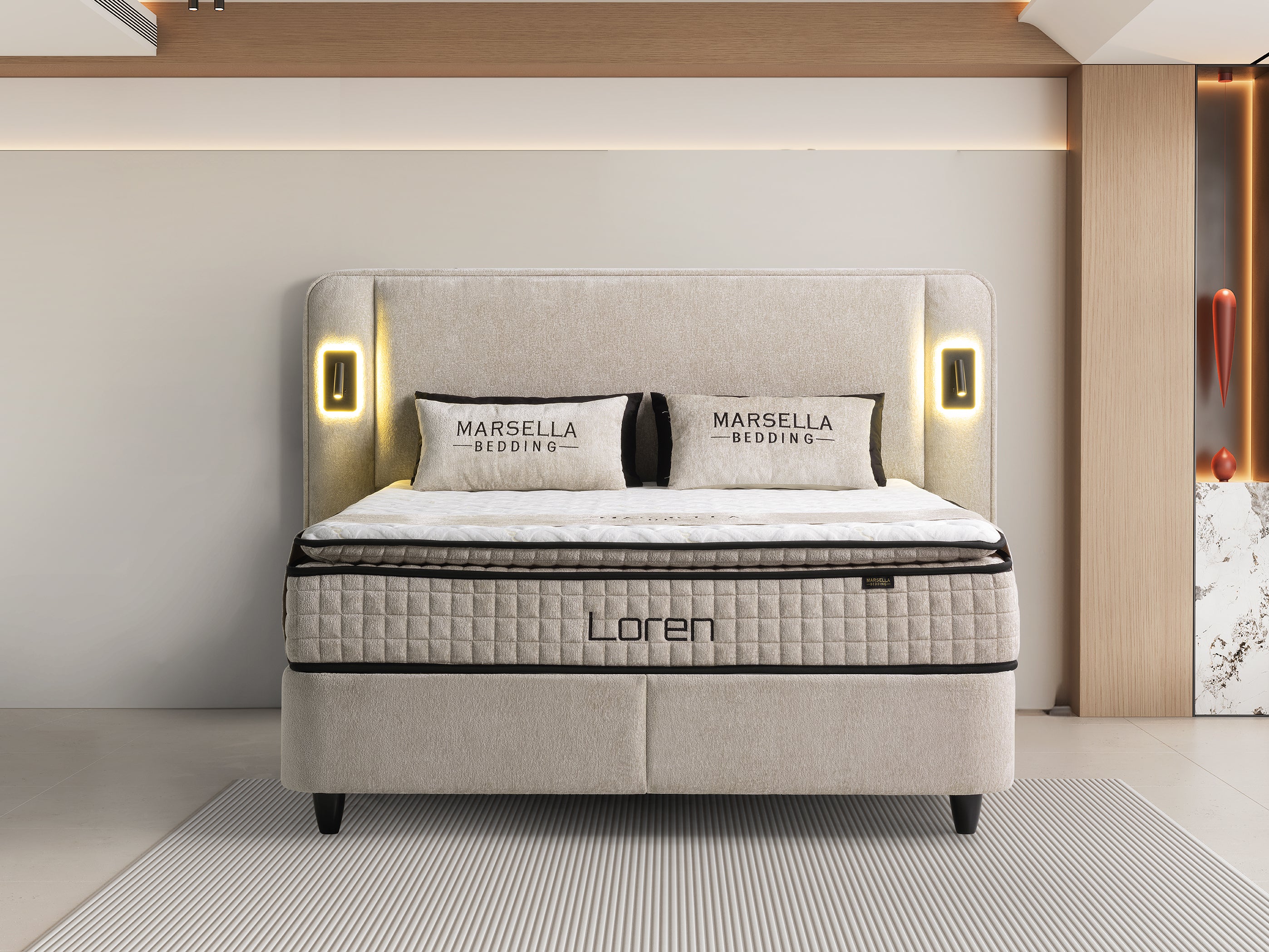 Boxspring Loren Lampen & Meer