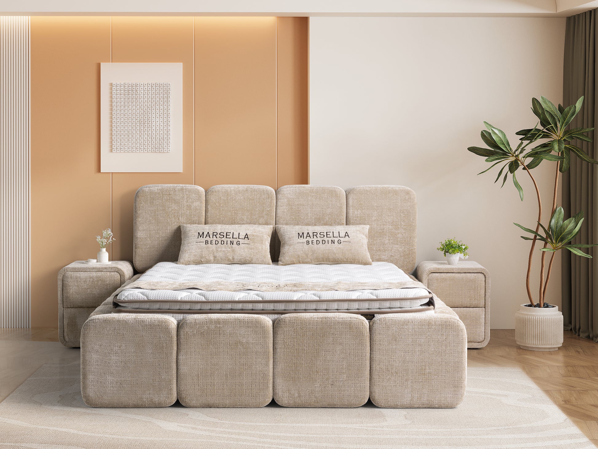 Boxspring Tetra Lampen & Meer