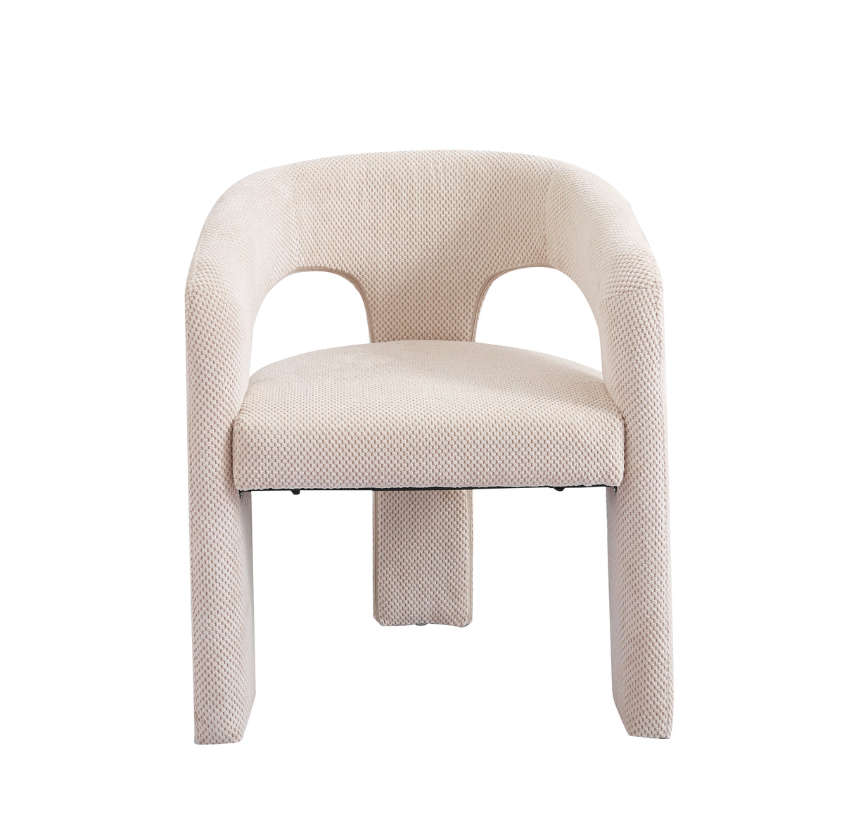 Japandi Eetkamerstoel Bouclé Cream Lampen & Meer