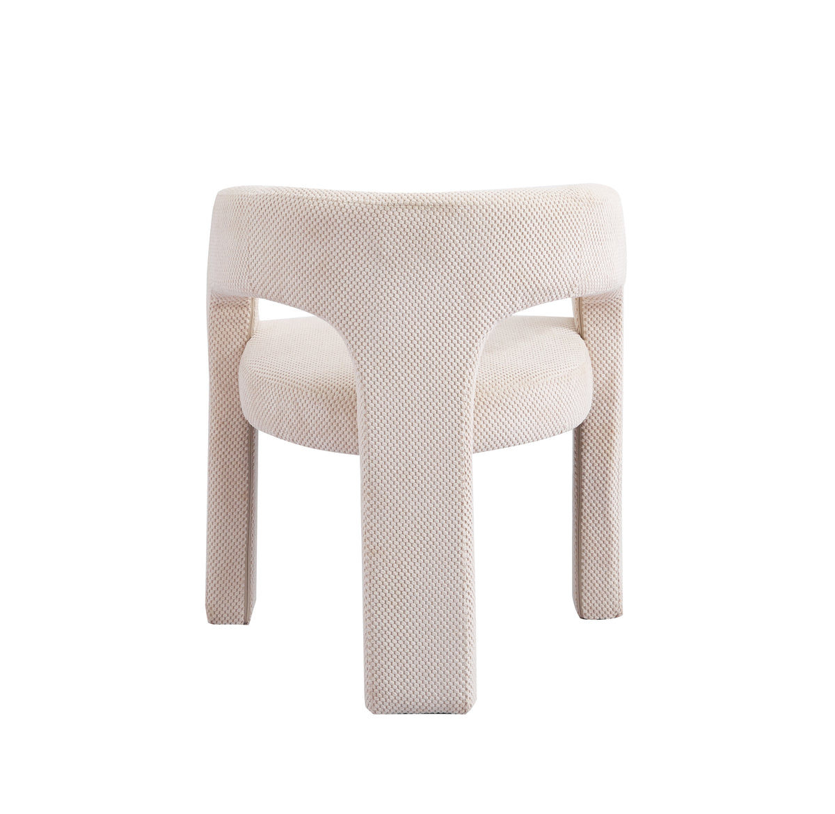 Japandi Eetkamerstoel Bouclé Cream Lampen & Meer