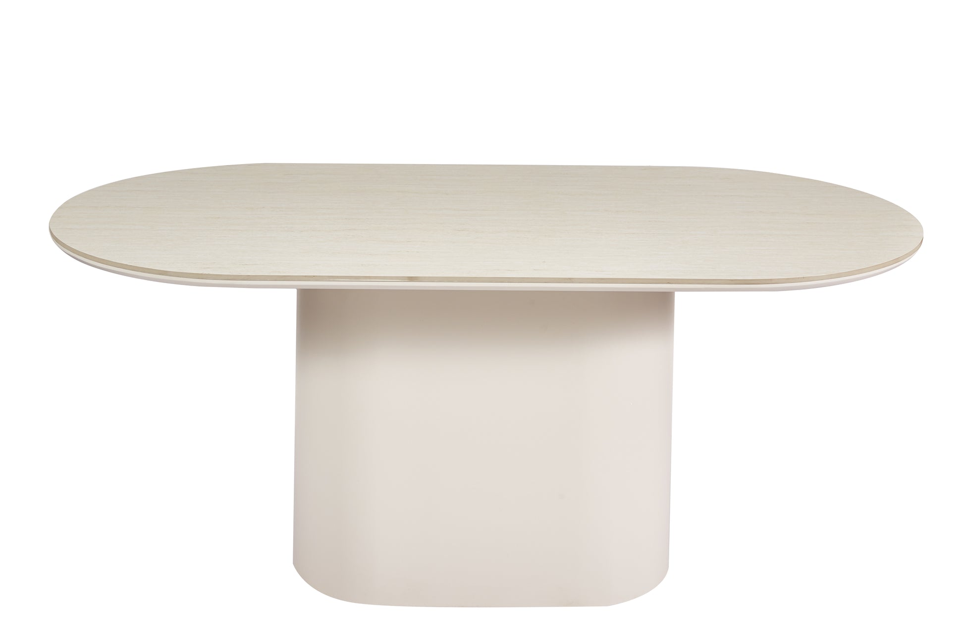 Isa Stone Eettafel Ovaal Crème Lampen & Meer