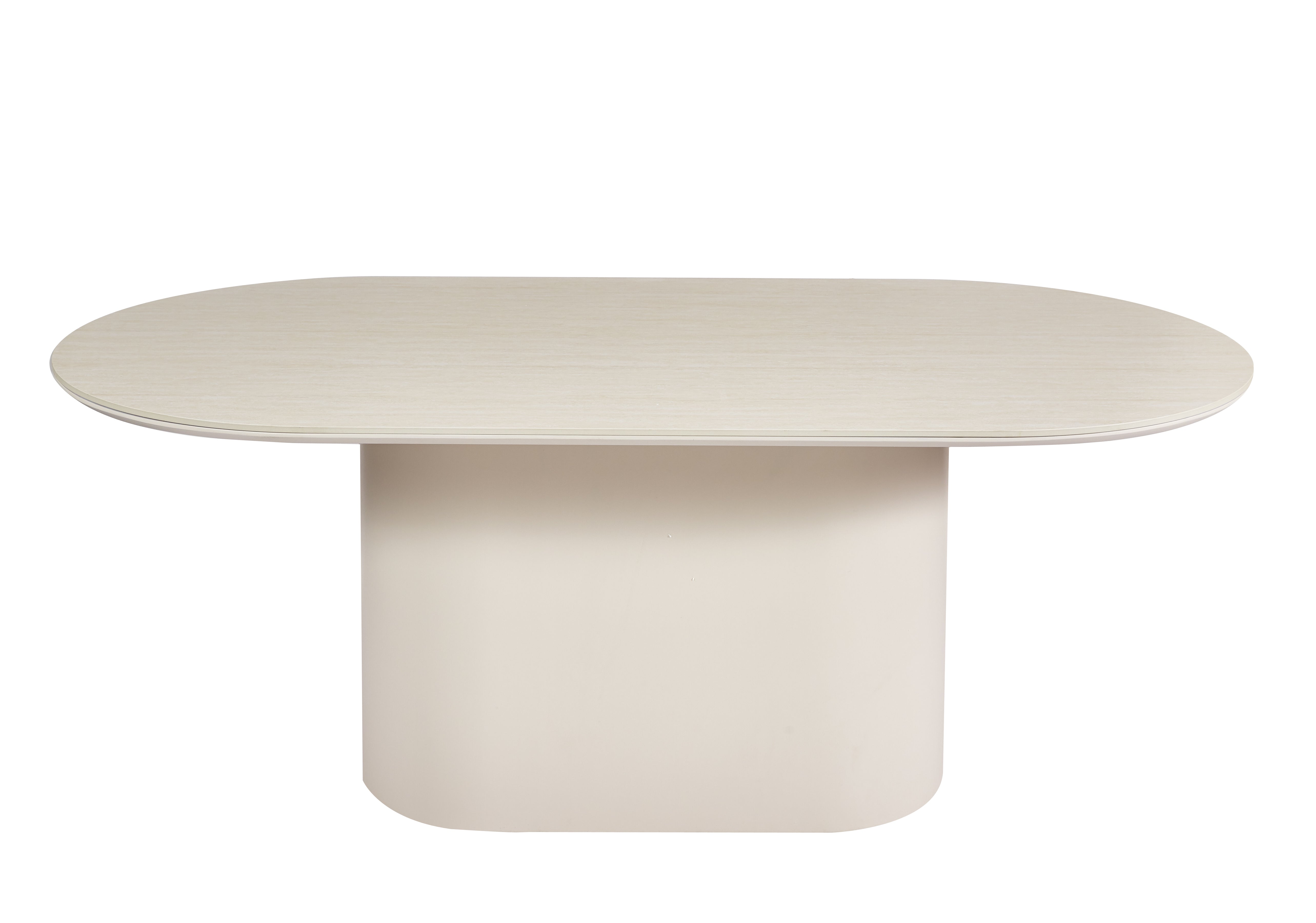 Isa Stone Eettafel Ovaal Crème Lampen & Meer