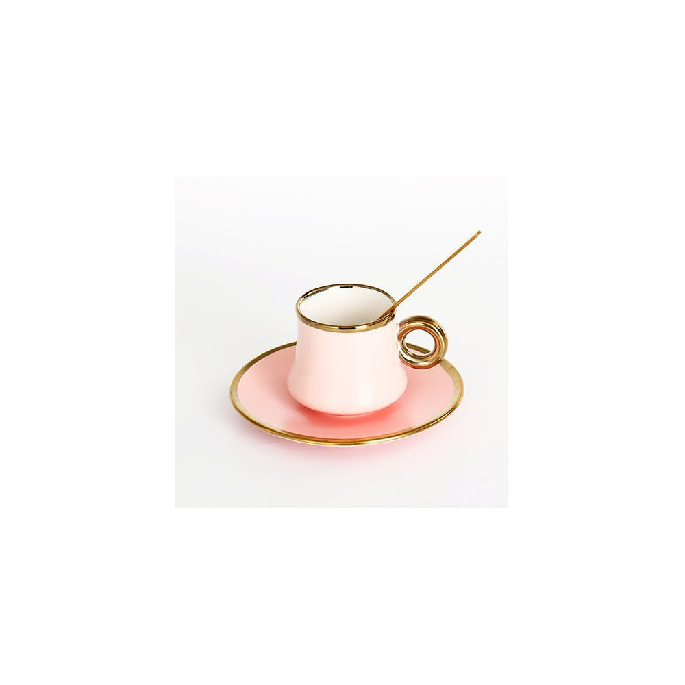 Bricard tea-espresso set - Lima - Pink 24-piece