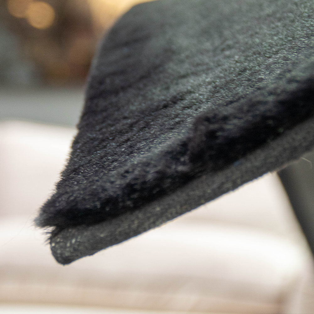 Vloerkleed Black Hoogpolig