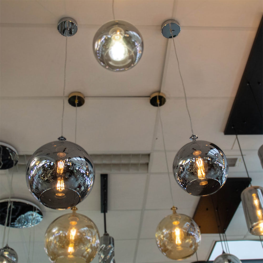 Pendant lamp Illusion Smoking Glass 1 light