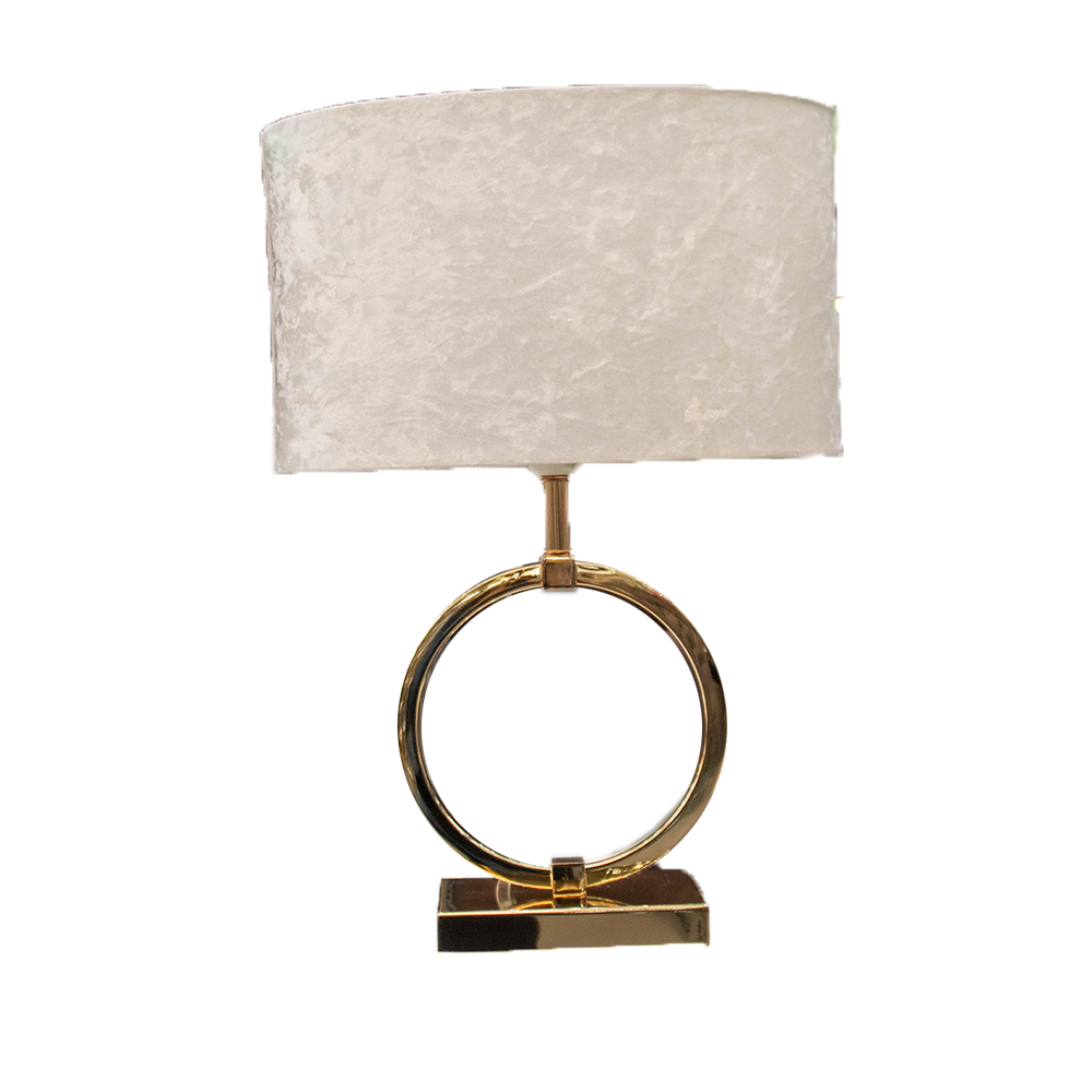 Standing lamp - Circular Gold