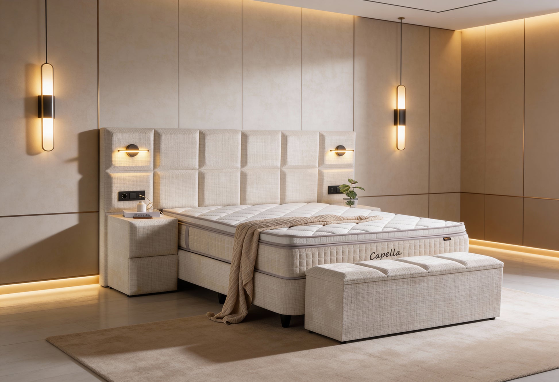 Boxspring Capella Lampen & Meer