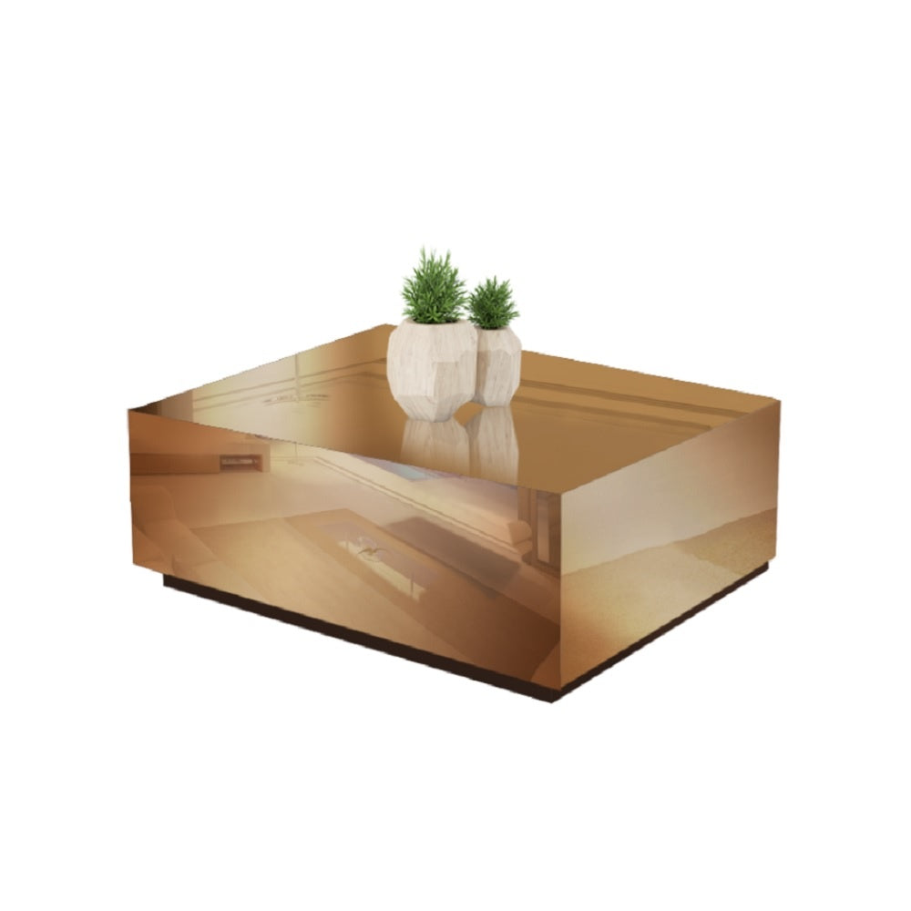 Coffee table Mirror glass - Sepia