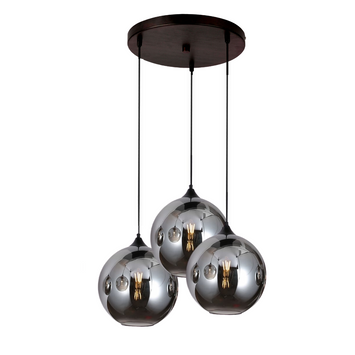 Hanglamp Illusion Smoking glass 3 lichts