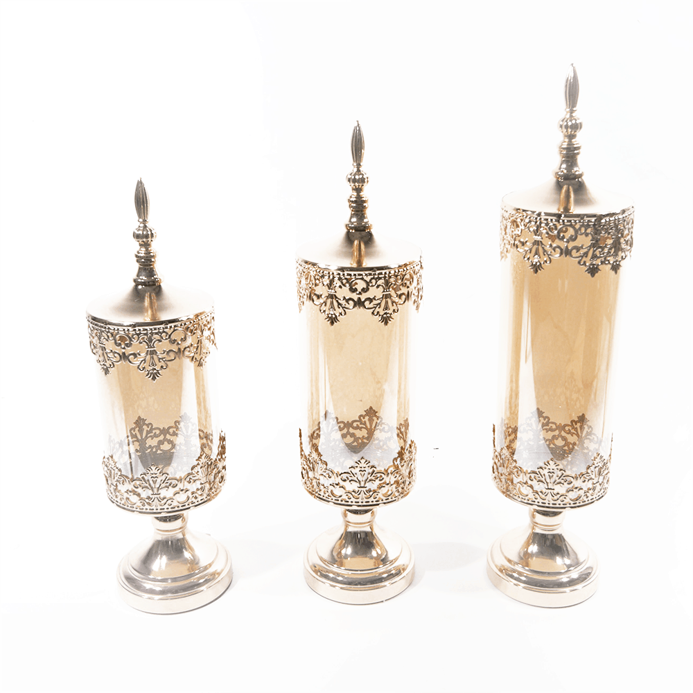 Candlestick-Special Gold - Set of 3