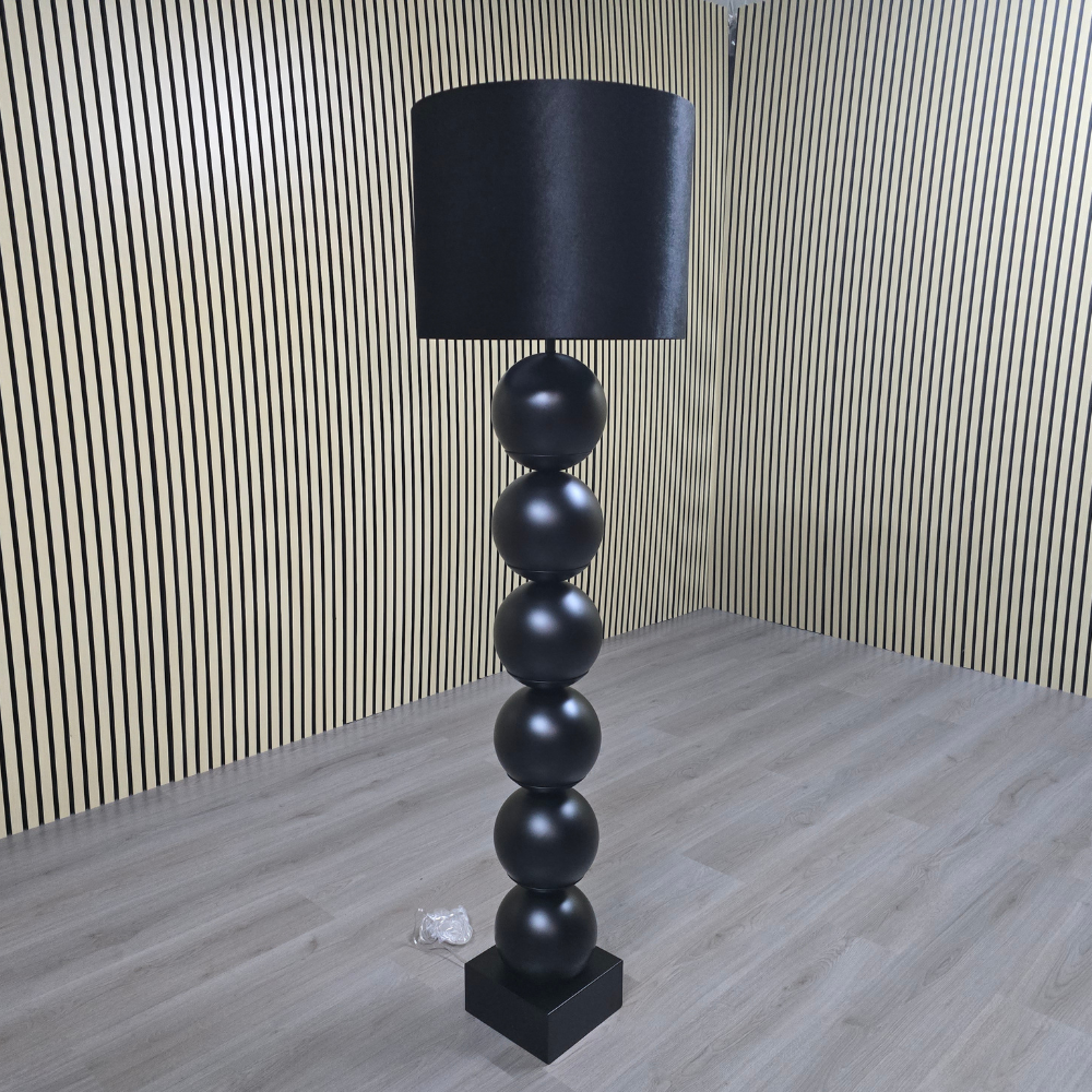 Bollamp 6 Bollen - Special Edition | Mat Zwart