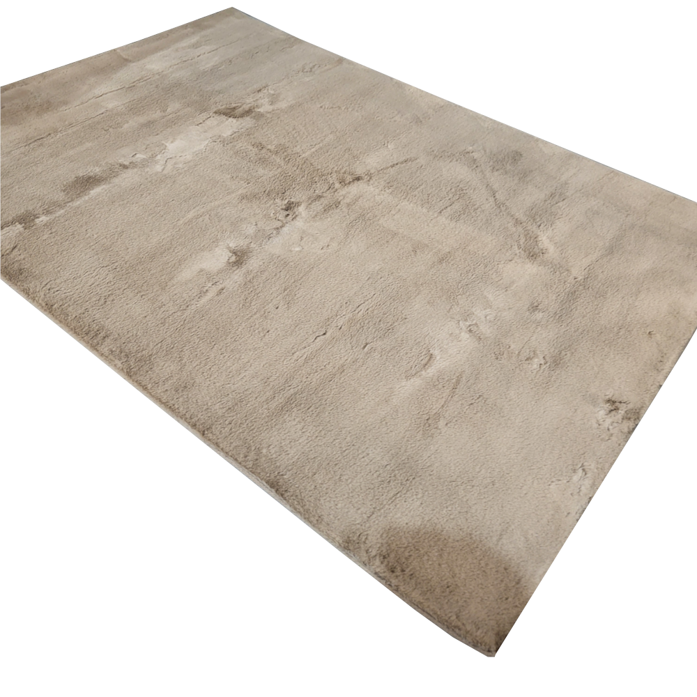 Fluffy soft rug - Brown