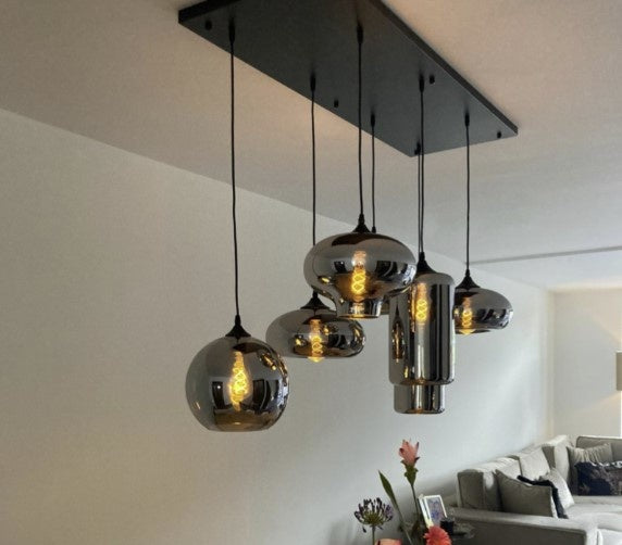 Hanging lamp - Remix 7 (Smoking Glass)