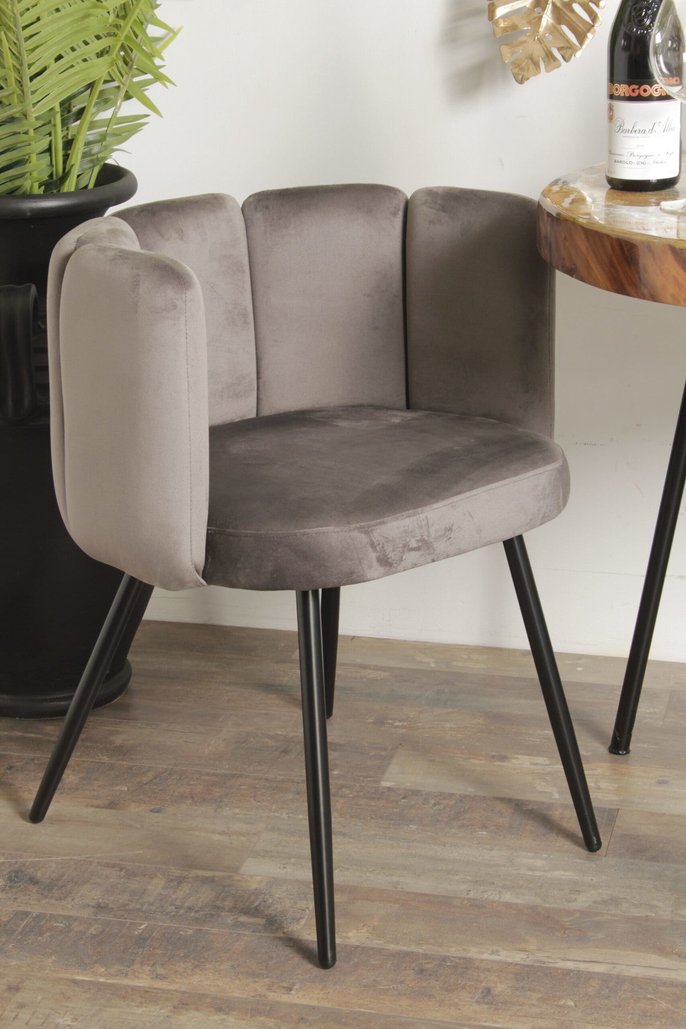 Dining room chair-High Five chair Dark Grey