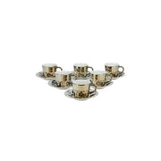 Bricard espresso set - Bologna -  Light Gold 12-delig
