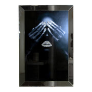 Schilderij Closed Eyes Silver