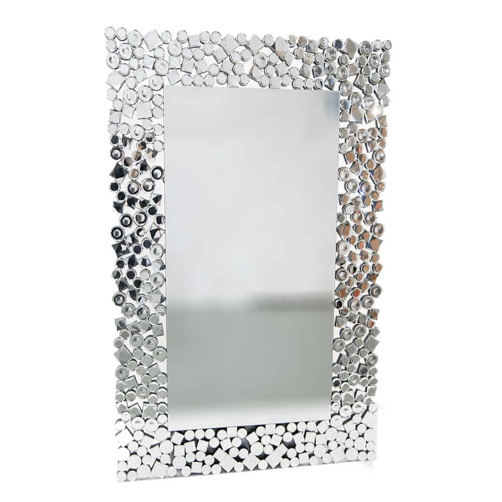 Beautiful Erik Kuster style mirror silver