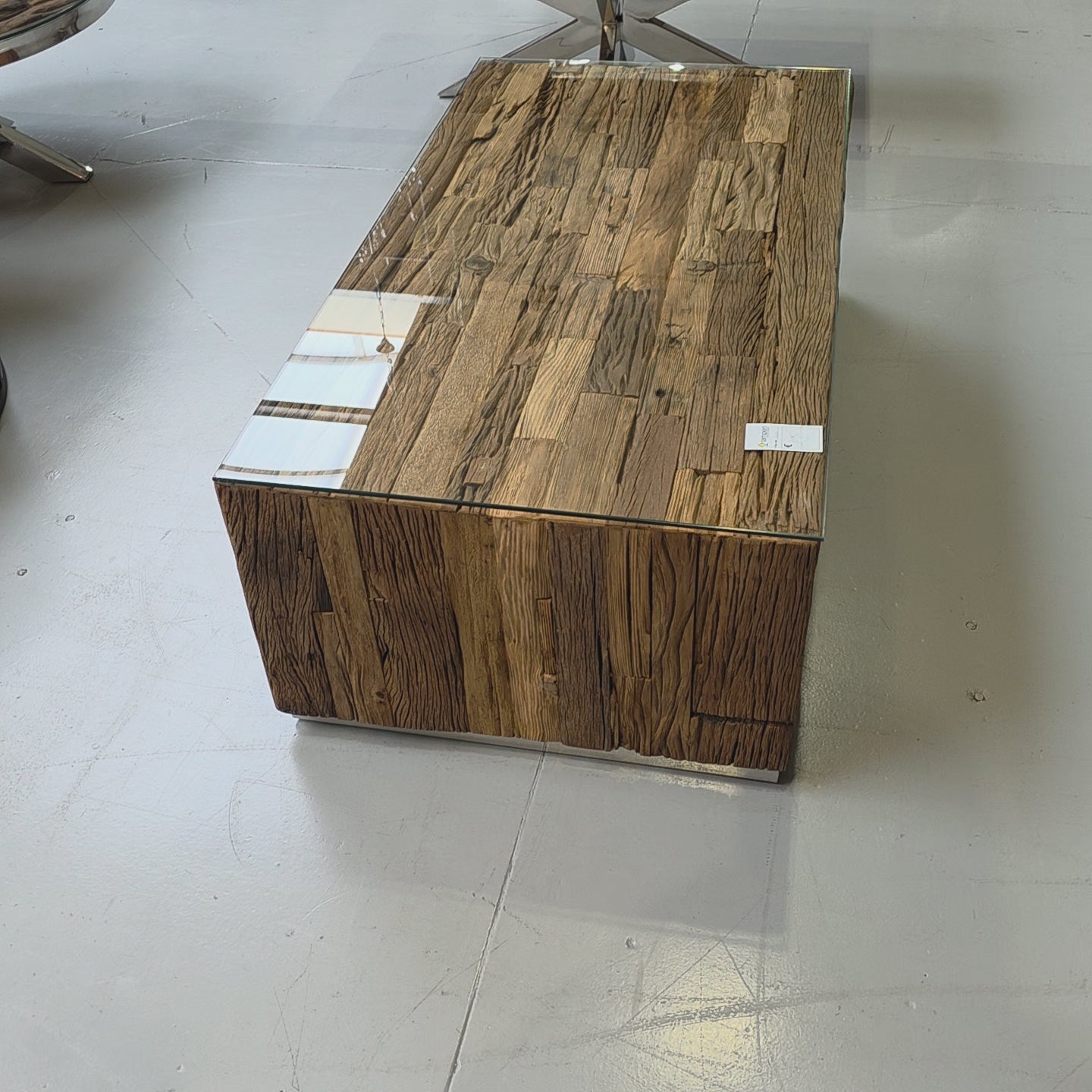 Video laden: Salontafel -Blok Sleeper Wood