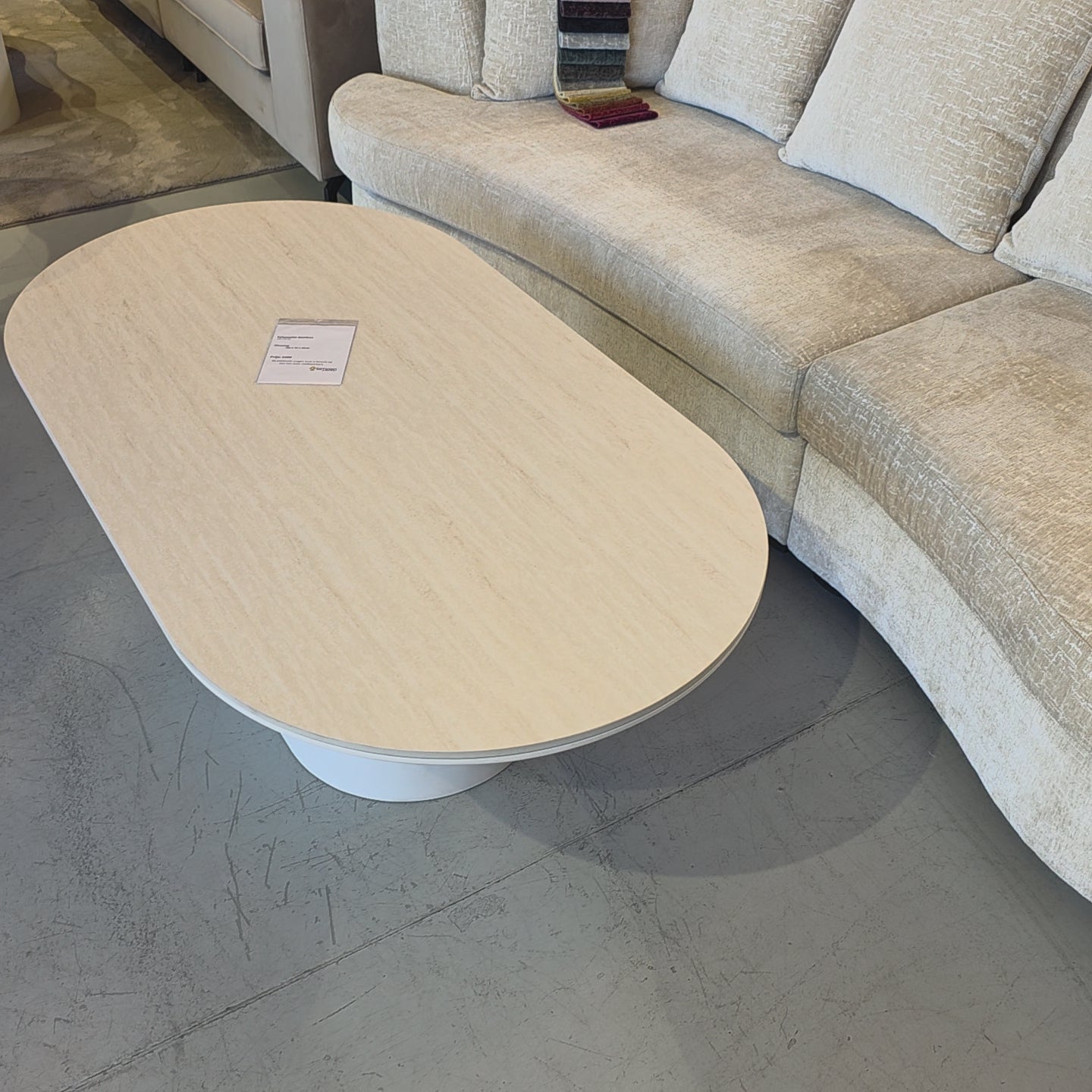 Video laden: Bamboo Salontafel Ovaal Crème
