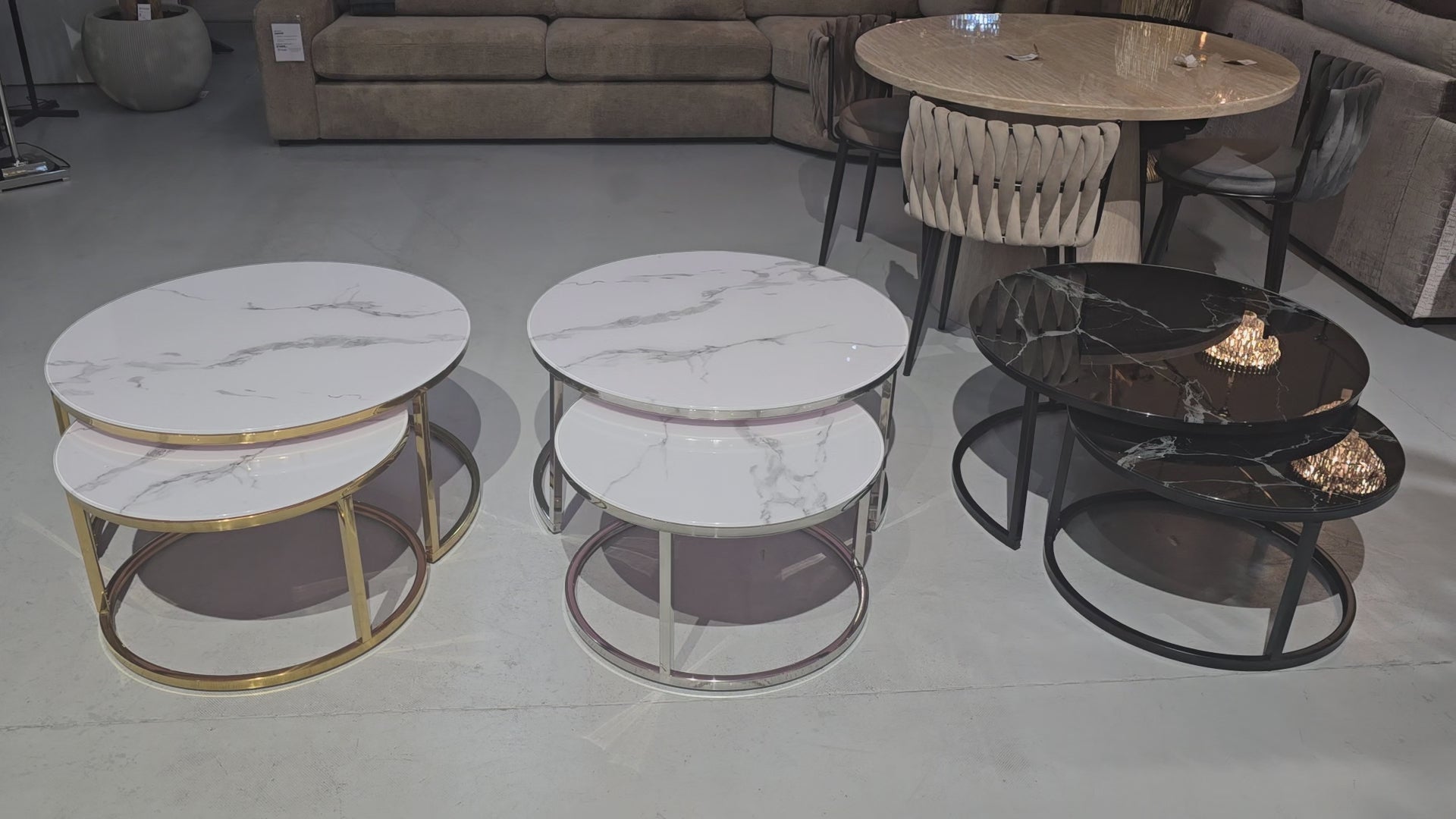Load video: Coffee table Doblo Marinos - 4 colours