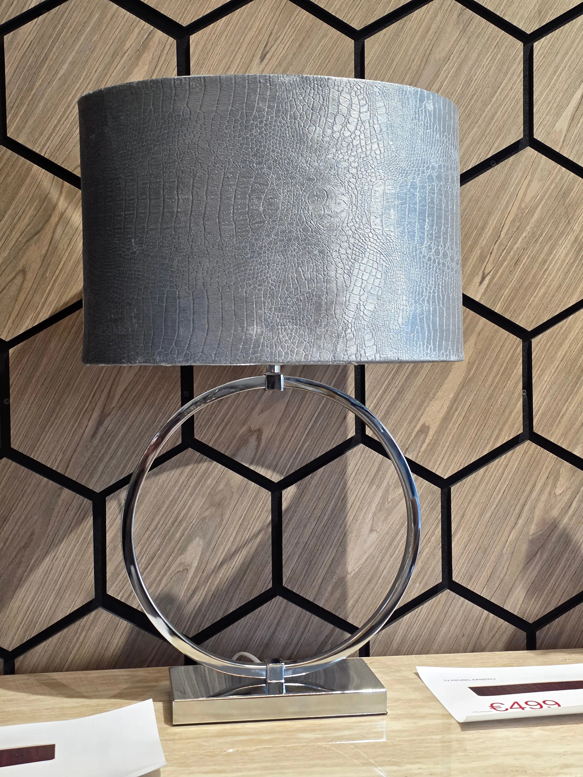 Tafellamp Ring XXL - Inclusief Kap Lampen & Meer