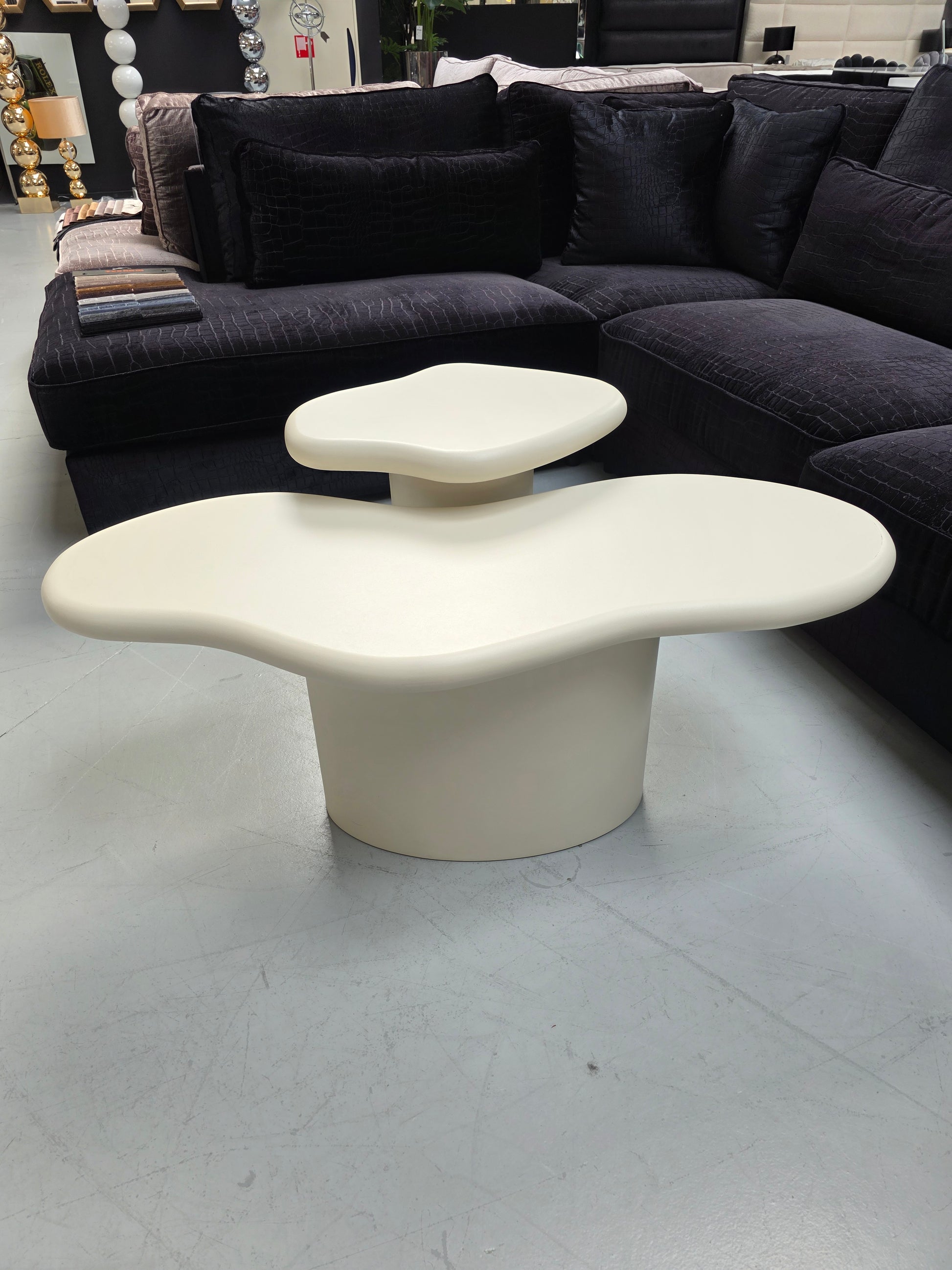 Isa Stone Salontafel Organisch Double Crème Lampen & Meer