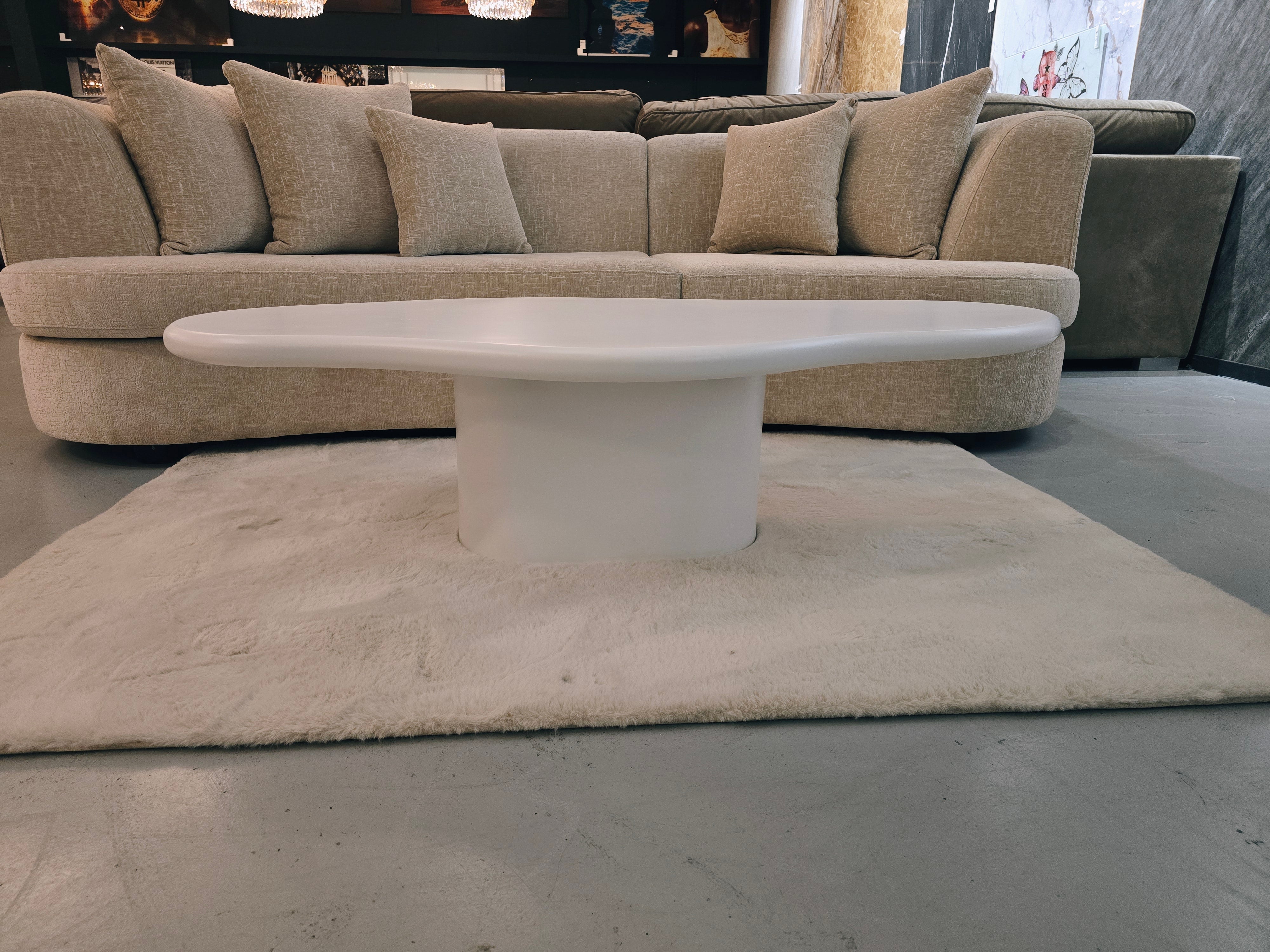 Carrara Coffee Table - Organic - Cream