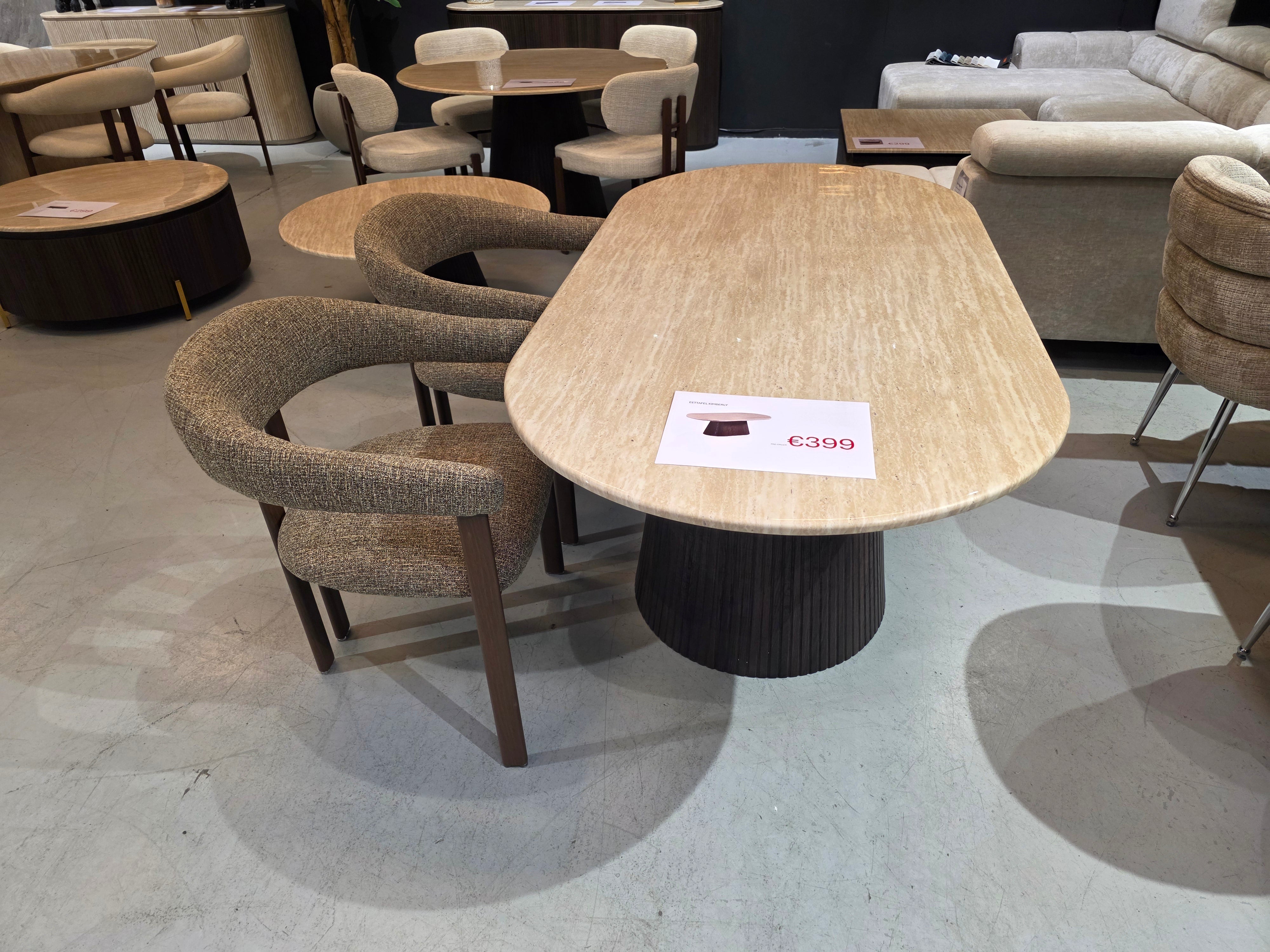 Eetkamerstoel Kimberly XL - 2 Kleuren